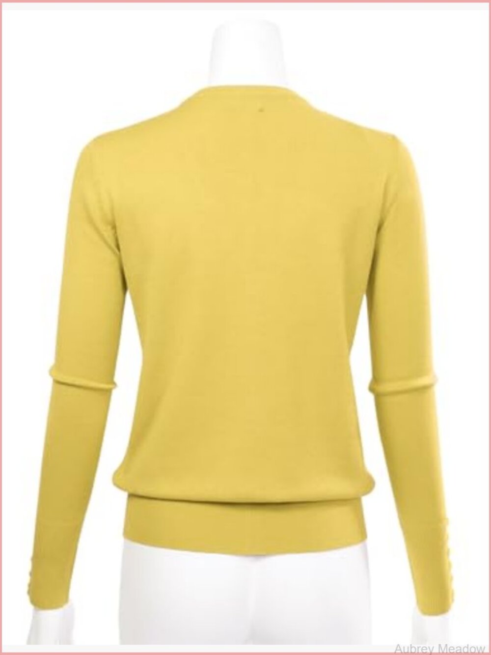 Lightweight V-Neck Cardigan Sweater Long Sleeve Soft Knit - Picture 5 of 7